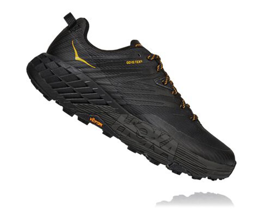 Hoka One One Trainers Mens Black - Speedgoat 4 GORE-TEX - 96470FCVT